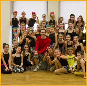 Jesse Swim visits Kick Dance Studios